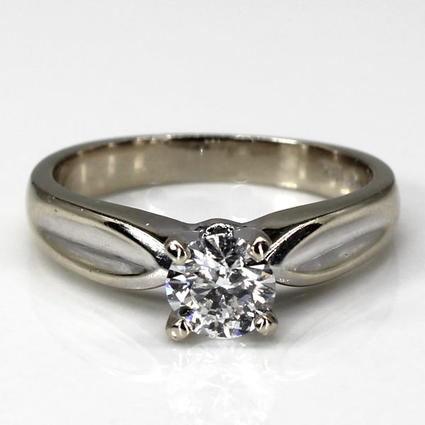 Solitaire Diamond Engagement Ring | 0.71ct | SZ 7.25 |