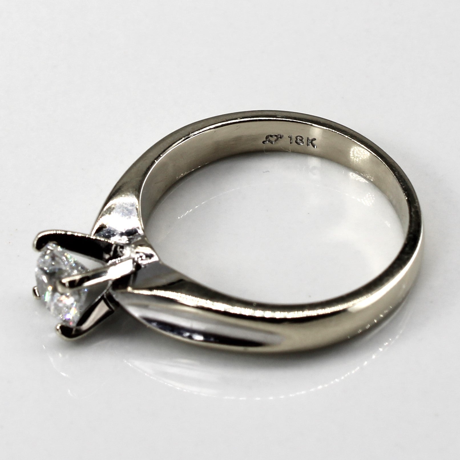 Solitaire Diamond Engagement Ring | 0.71ct | SZ 7.25 |