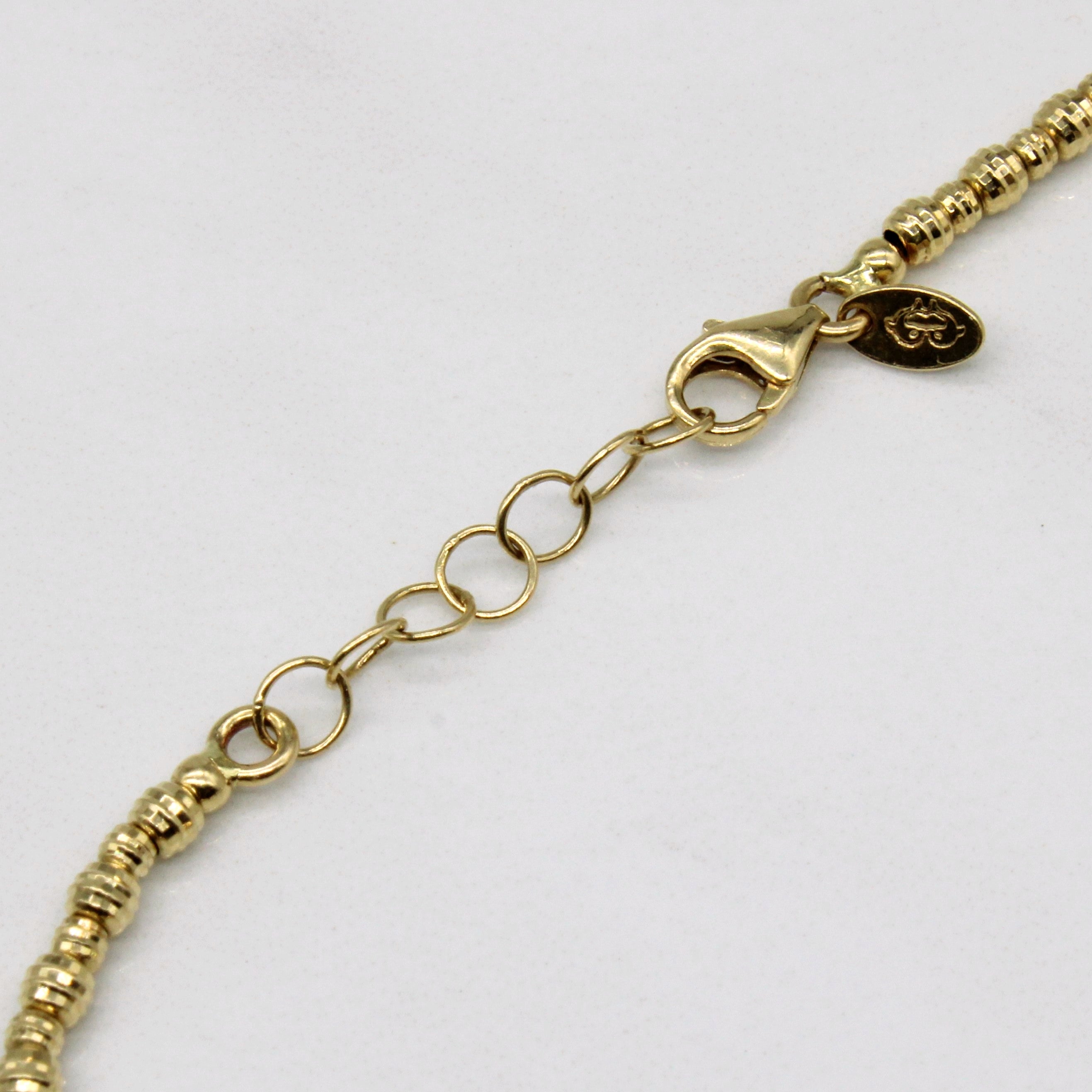 Bracelet bicolore en or 18 carats | 8 pouces |