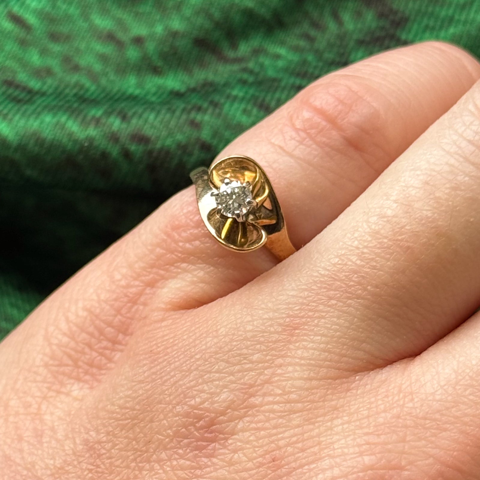 High Set Diamond Ring | 0.20ct | SZ 2.75 |