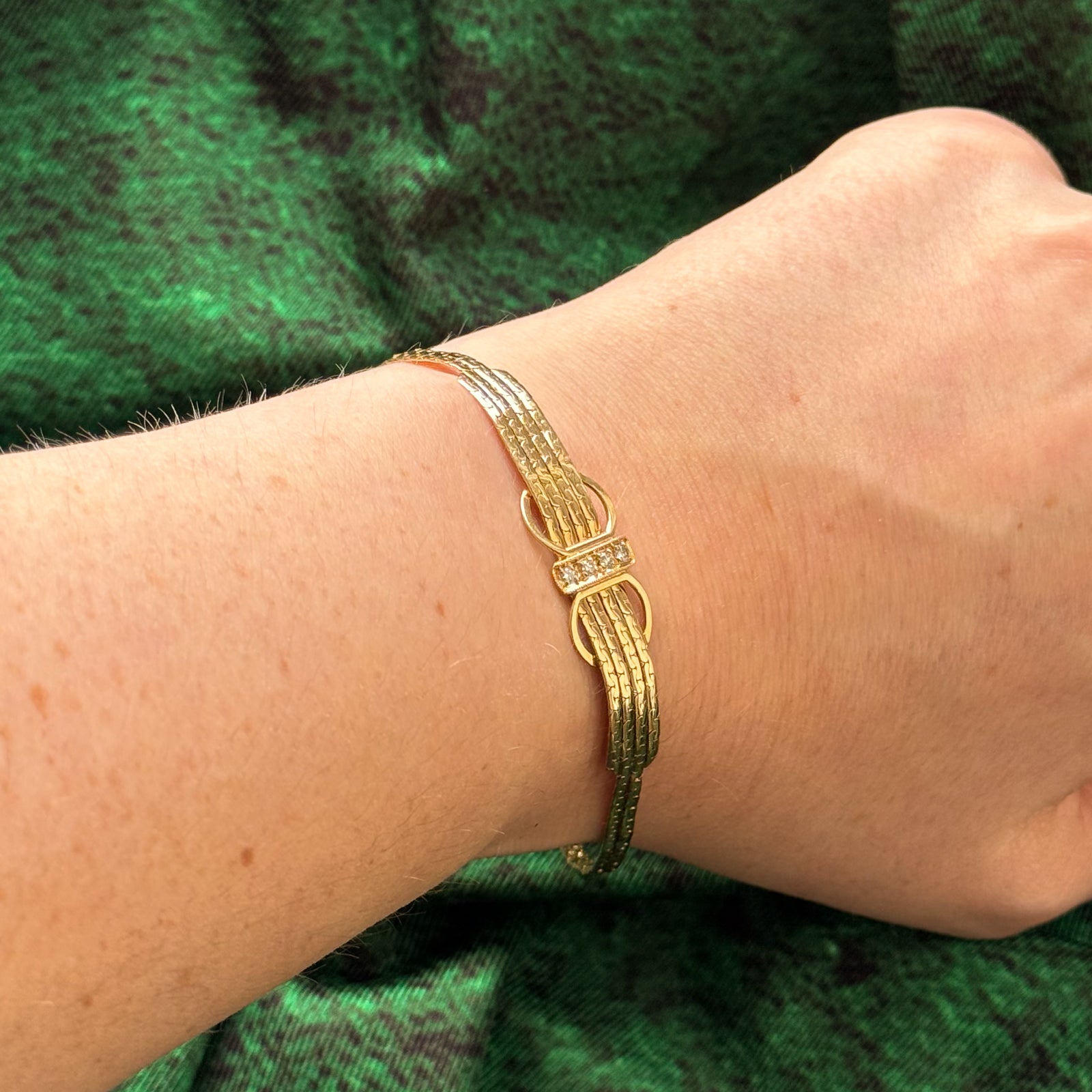 Four Stone Diamond Bracelet | 0.09ctw | 7" |