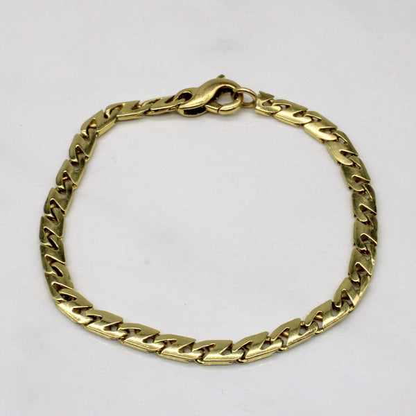 18k Yellow Gold Bracelet | 7.25