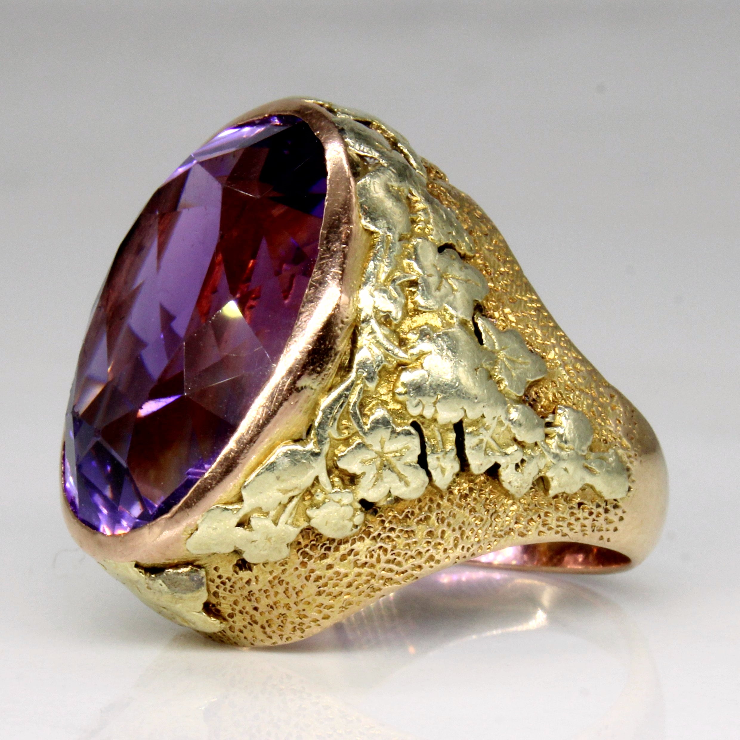 Amethyst Cocktail Ring | 13.92ct | SZ 6.5 |