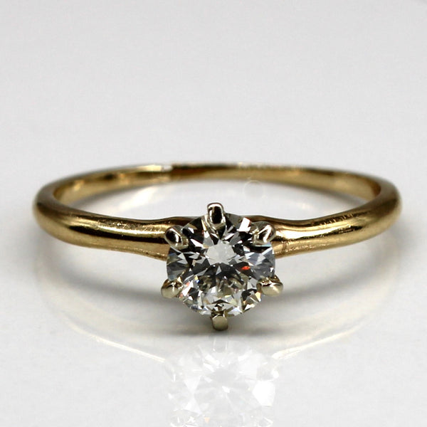 Six Prong Solitaire Diamond Ring | 0.50ct | SZ 6.25 |