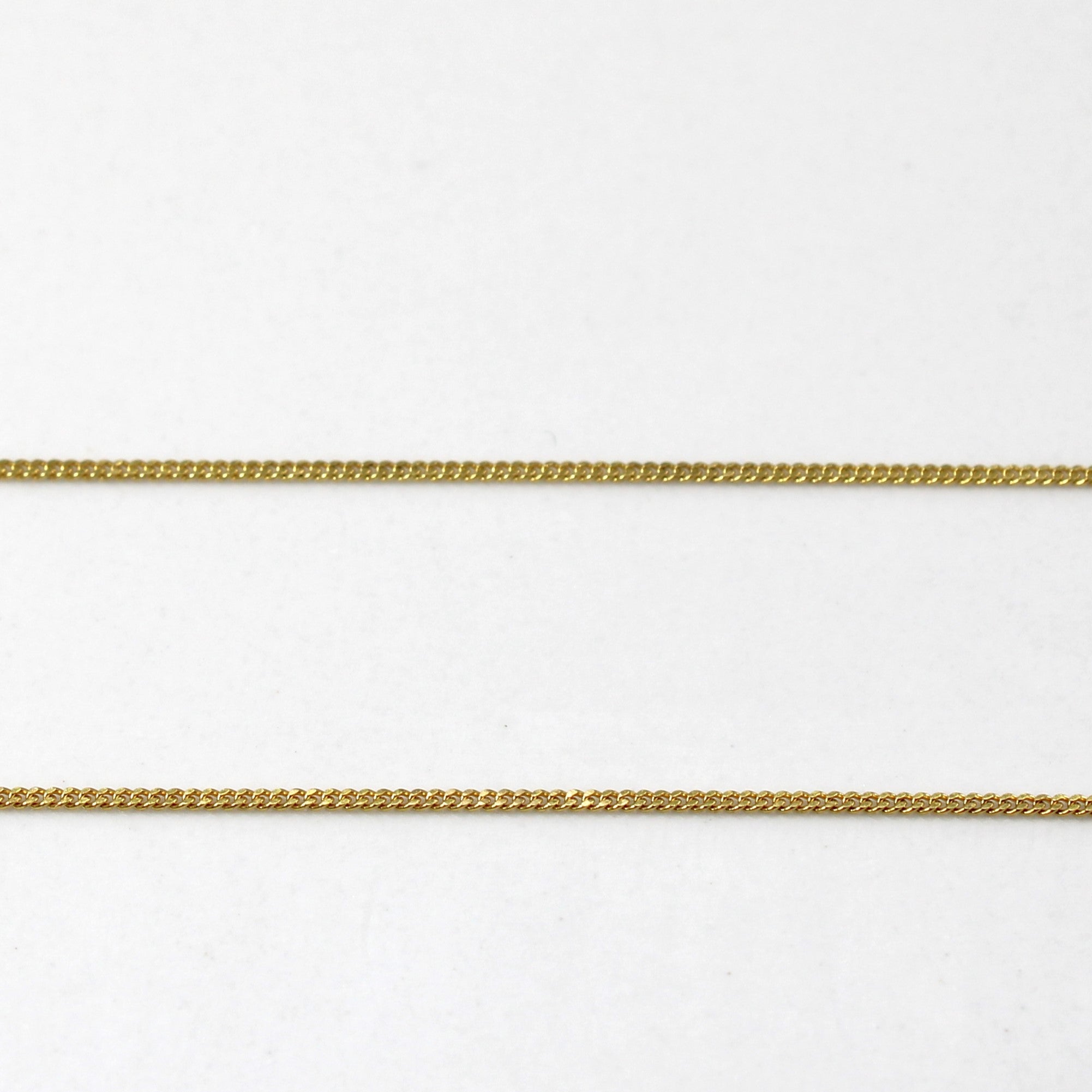 Collier pendentif aigue-marine et diamants | 0,16 ct | 0,02 ct au total | 45,7 cm (18 po) 