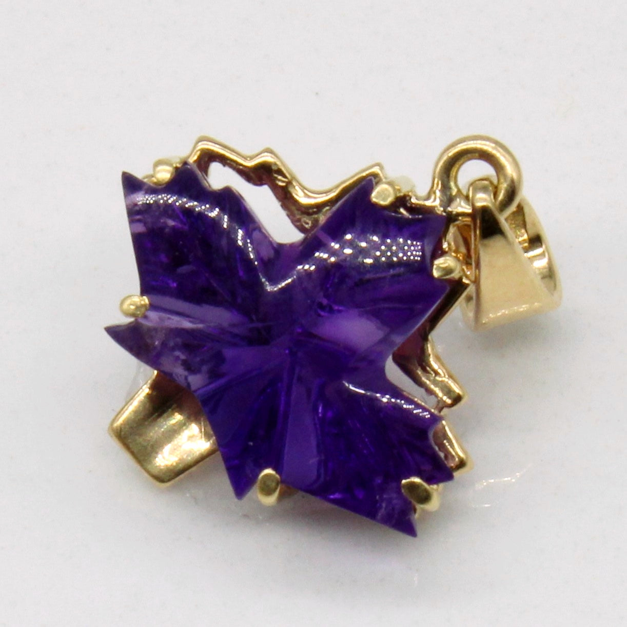 Amethyst Maple Lead Pendant | 3.00ct |