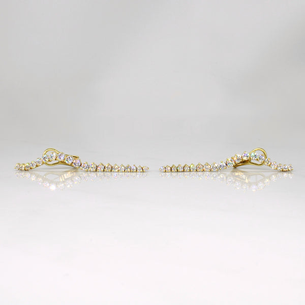 Diamond Drop Earrings | 1.64ctw |