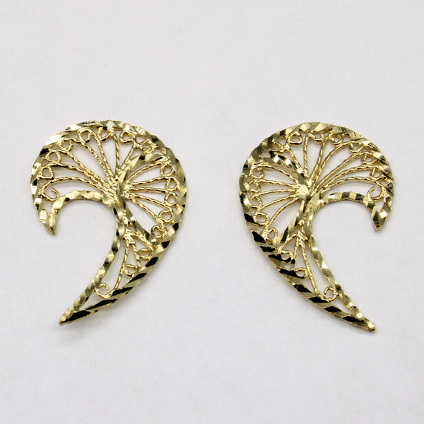 10k Yellow Gold Earrings