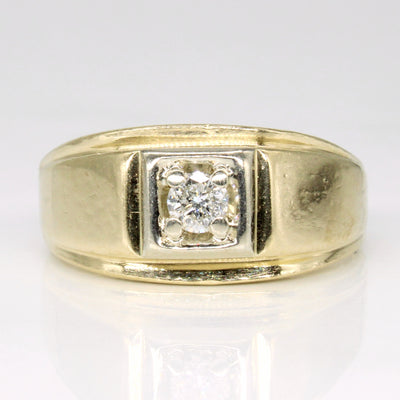 Illusion Set Diamond Ring | 0.21ct | SZ 10 |