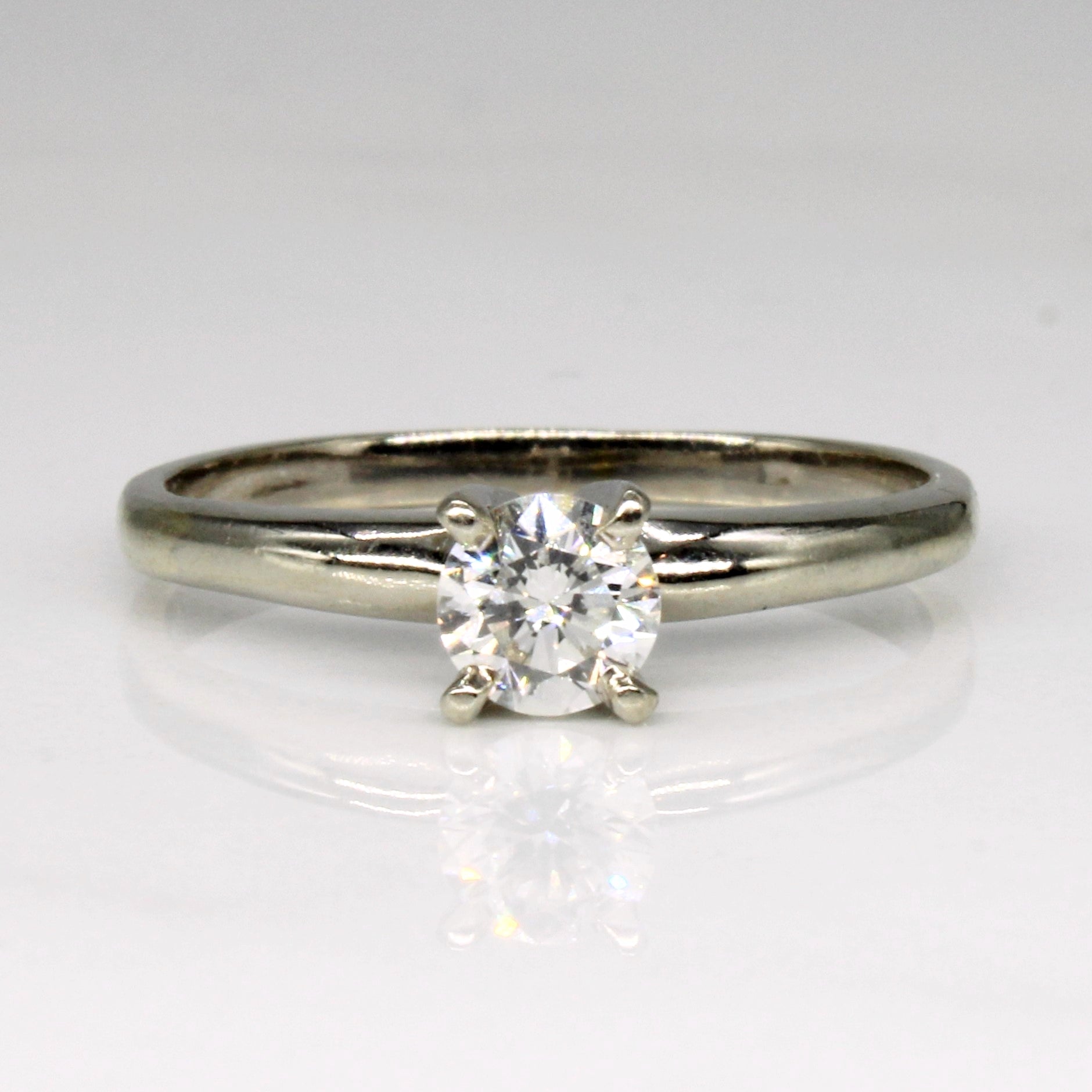 Cathedral Set Diamond Ring | 0.37ct | SZ 6.5 |
