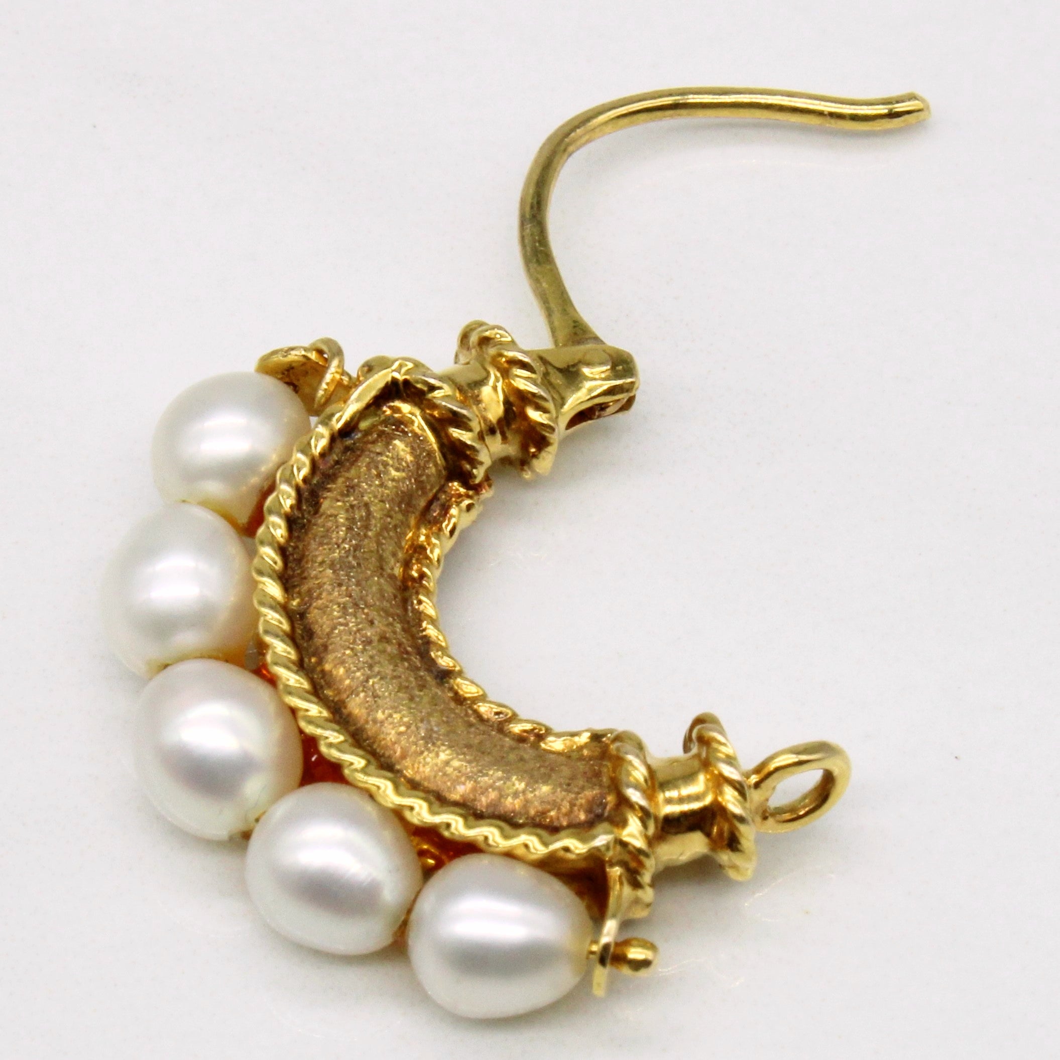 Pearl Hoop Earrings