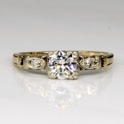 Three Stone Diamond Engagement Ring | 0.45ctw | SZ 5.75 |
