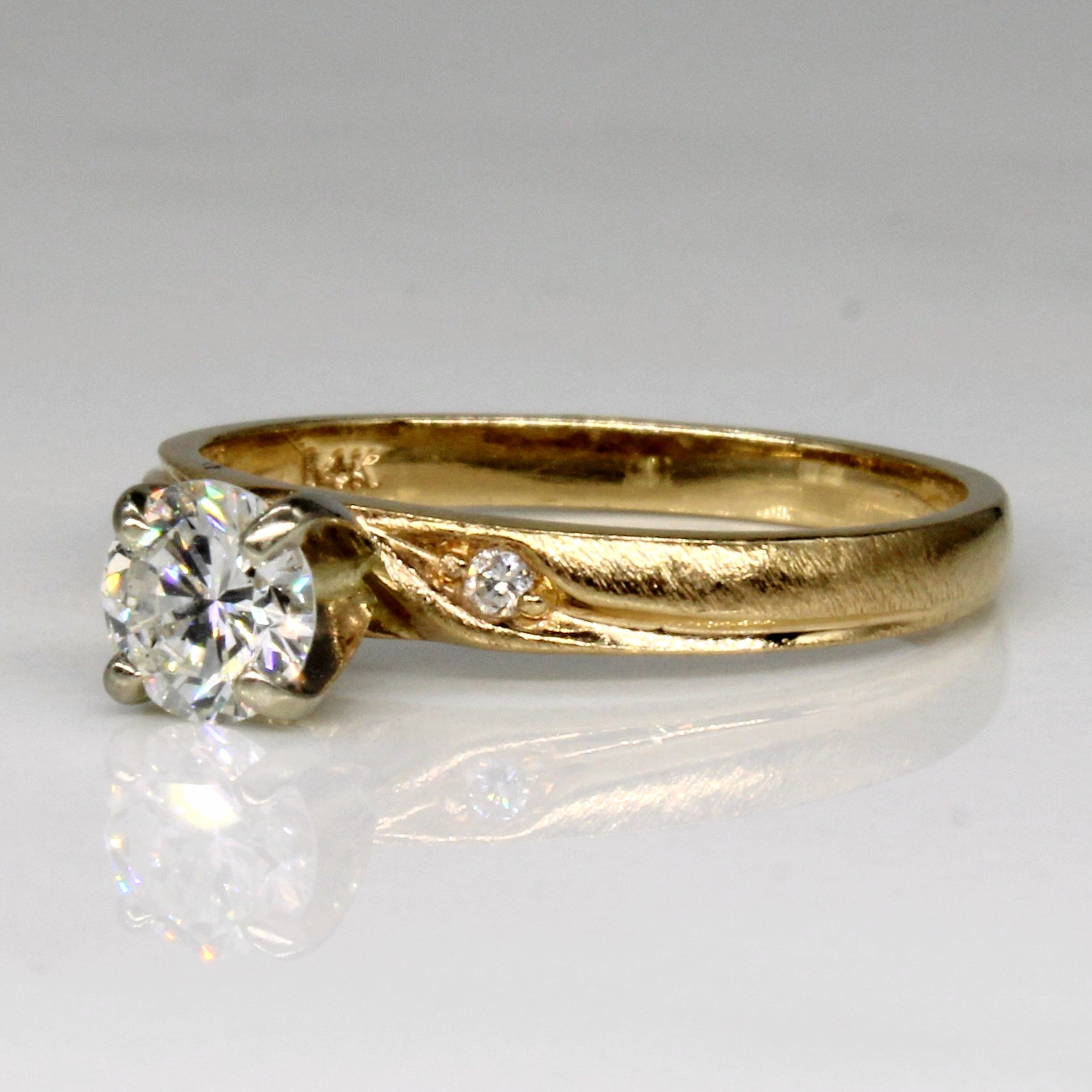 Cathedral Set Diamond Ring | 0.47ctw | SZ 5.75 |