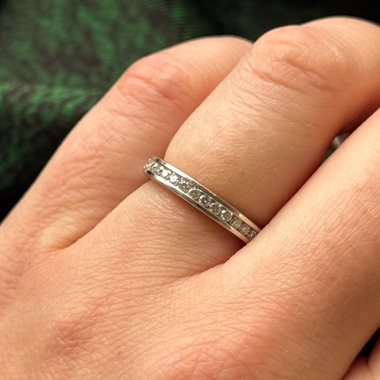 Channel Set Semi Eternity Diamond Band | 0.30ctw | SZ 4.25 |