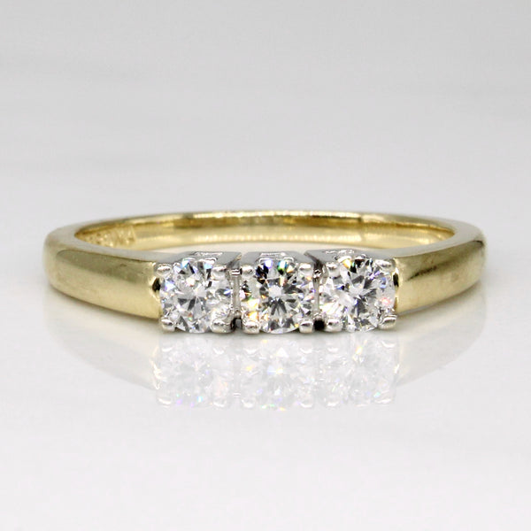 Three Stone Diamond Ring | 0.30ctw | SZ 6.5 |