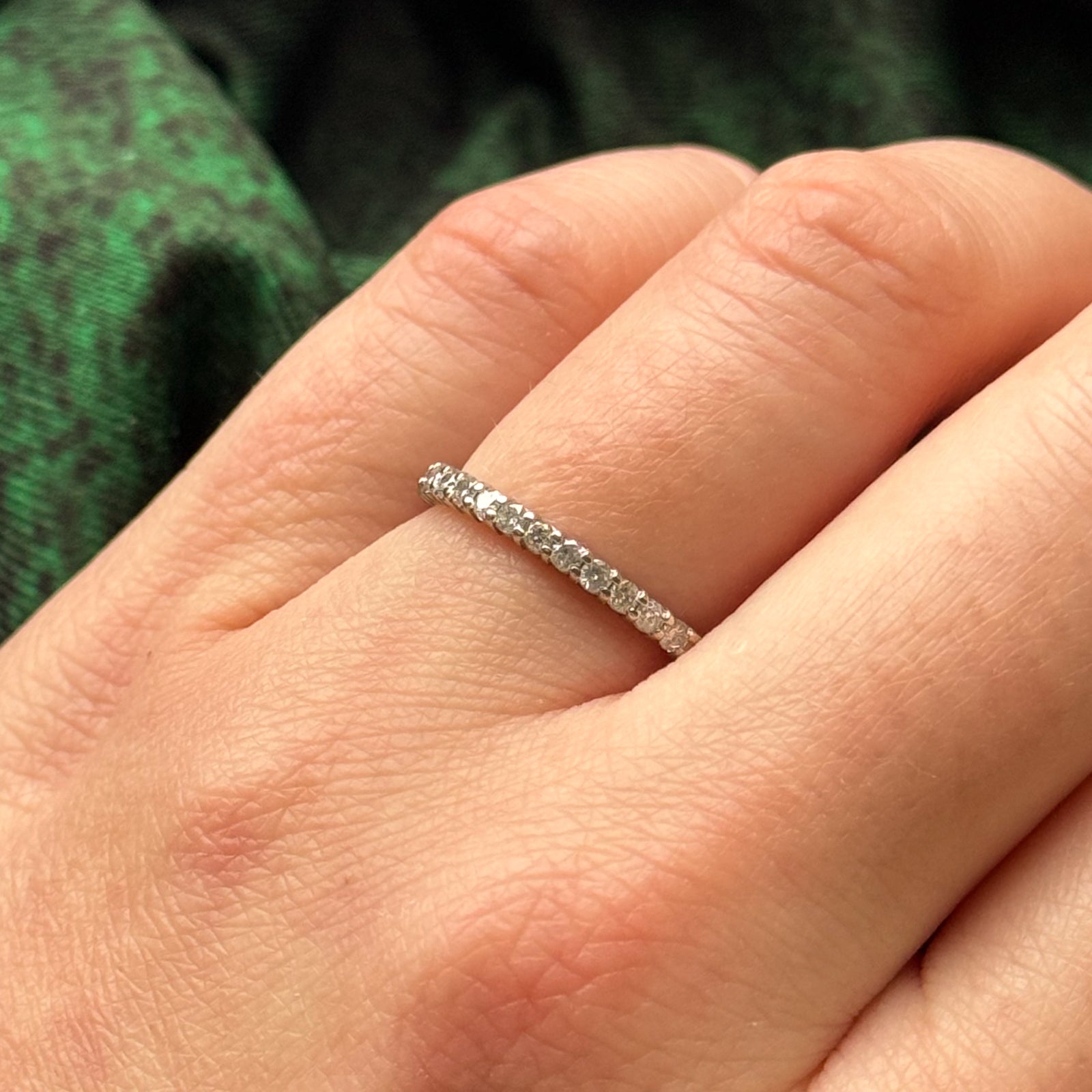 Semi Eternity Diamond Band | 0.26ctw | SZ 6.25 |