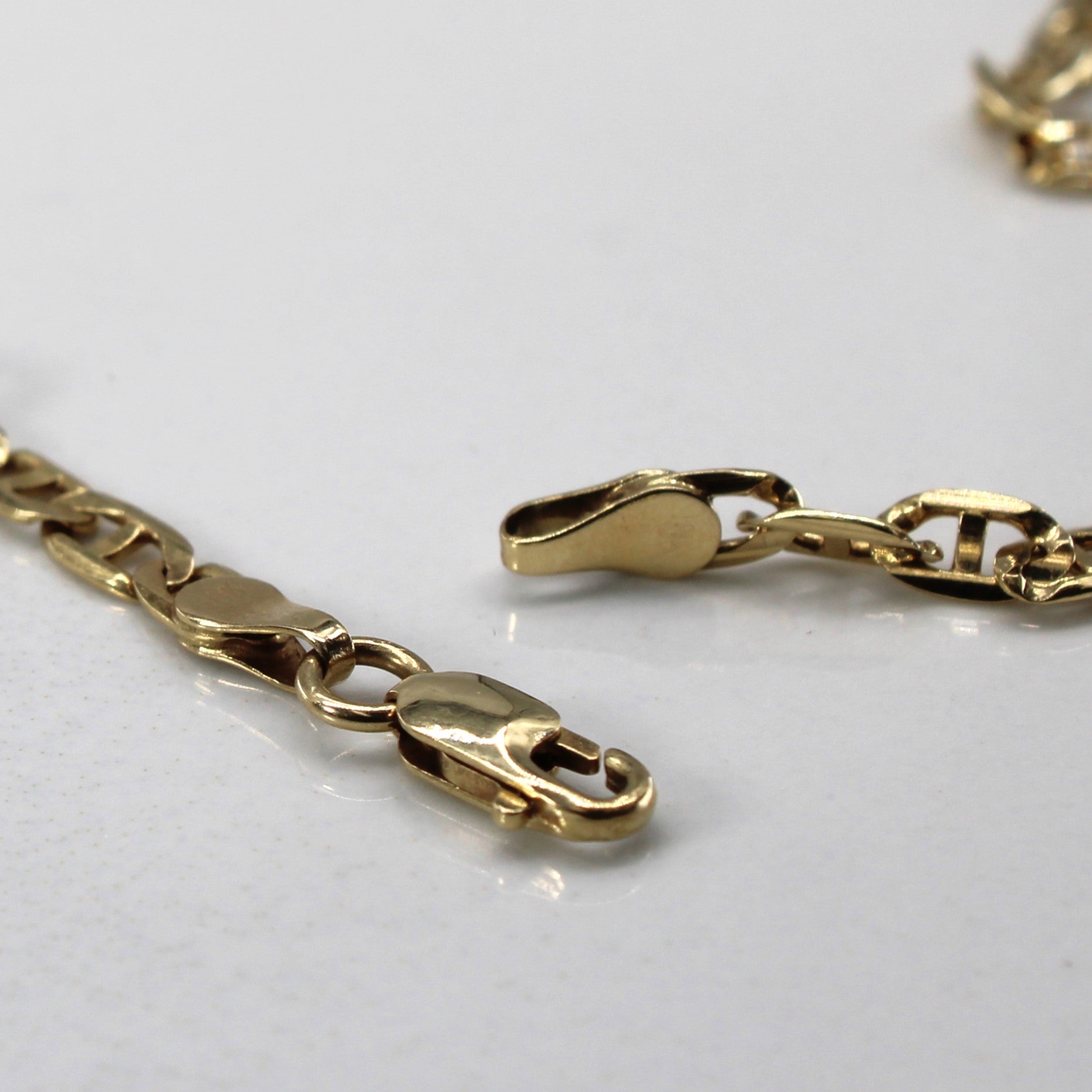 Yellow Gold Anchor Chain | 19