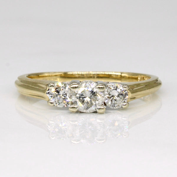 Three Stone Diamond Ring | 0.50ctw | SZ 5.5 |