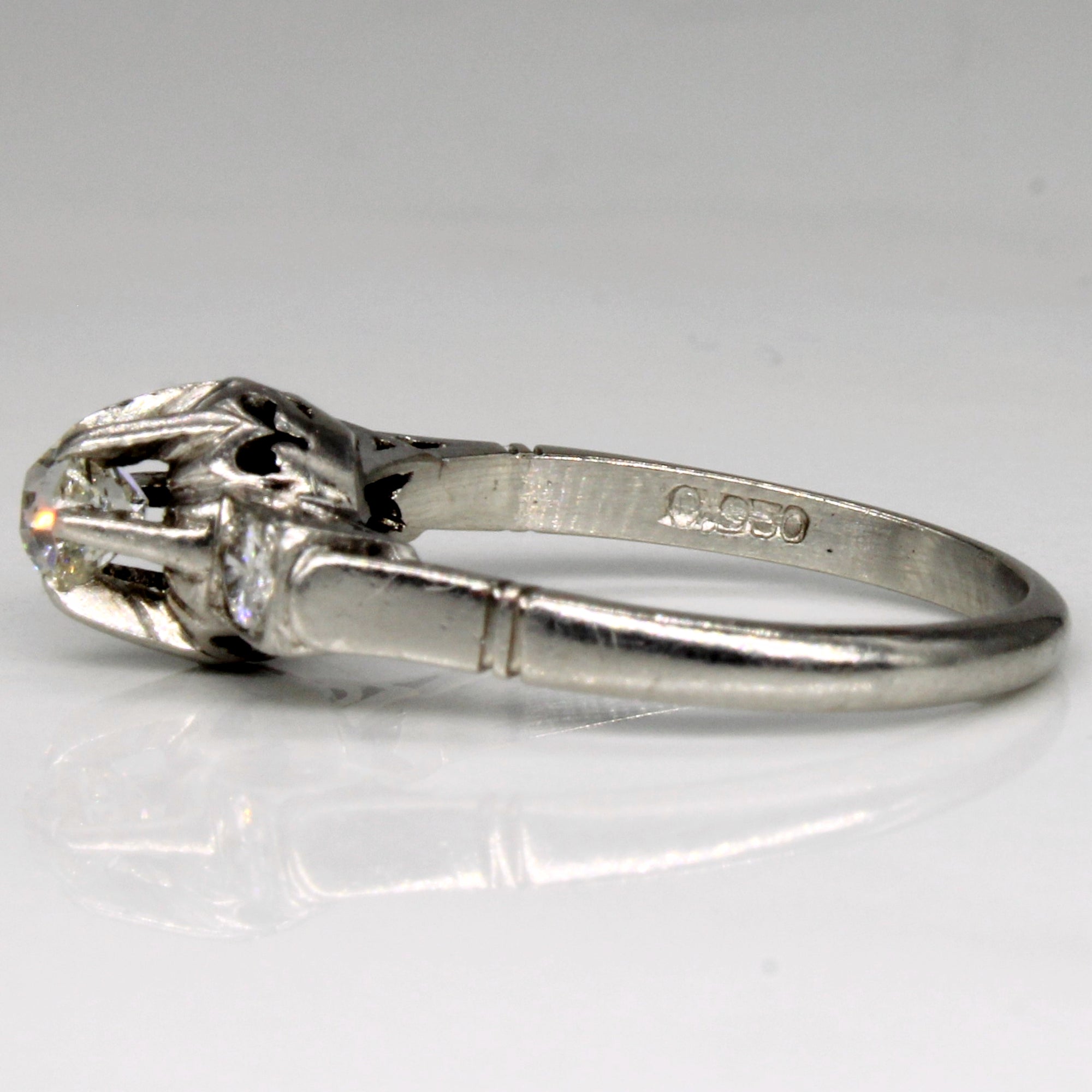 High Set Diamond Engagement Ring | 0.43ctw | SZ 6.25 |