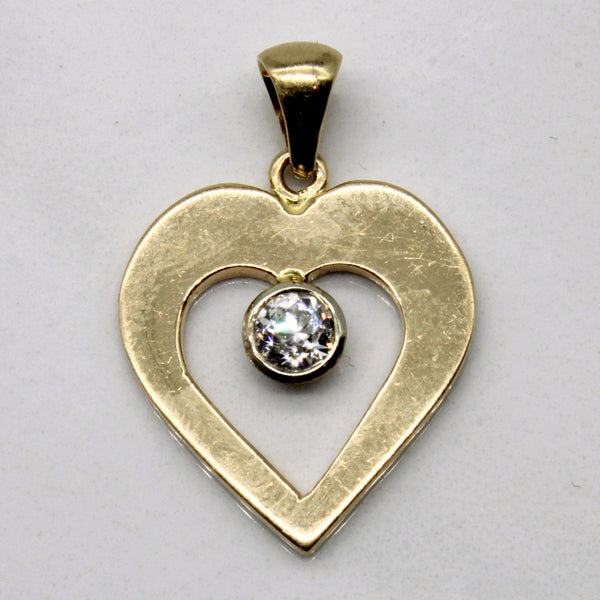 Diamond Heart Pendant | 0.24ct |