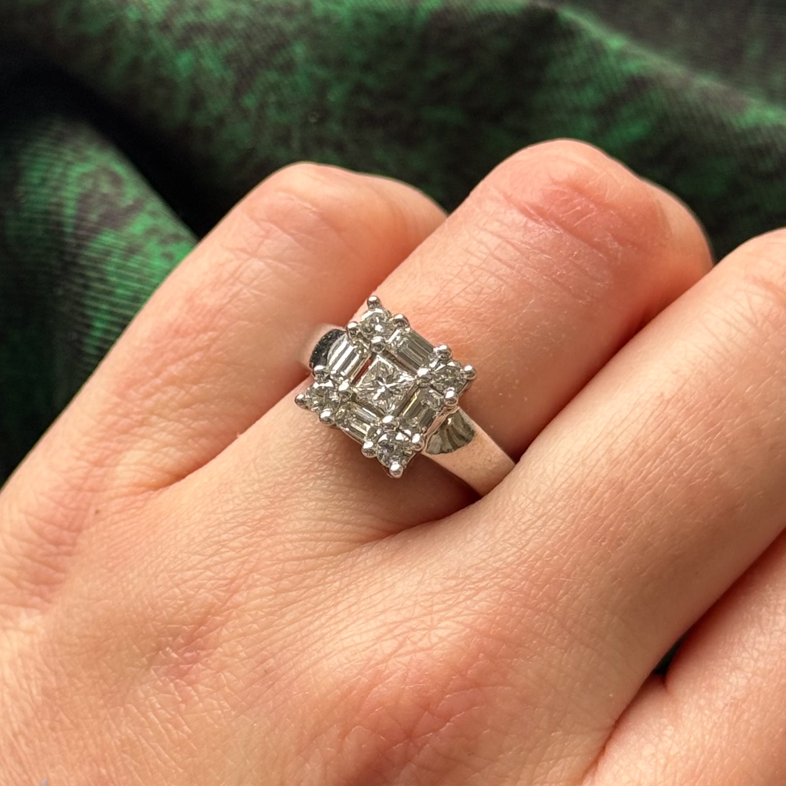 Multi Cut Diamond Ring | 1.05ctw | SZ 5.25 |