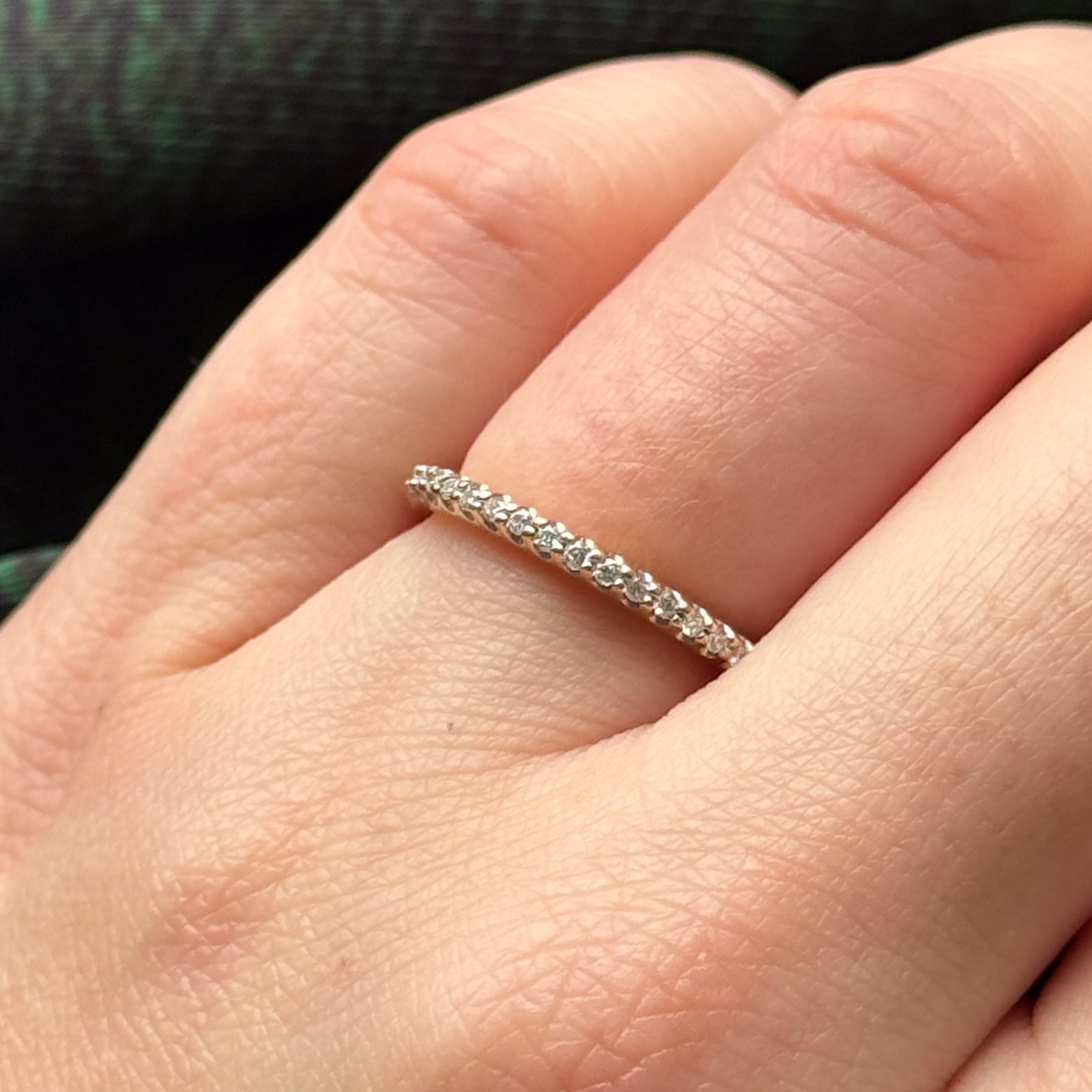 Semi Eternity Diamond Band | 0.15ctw | SZ 5.25 |