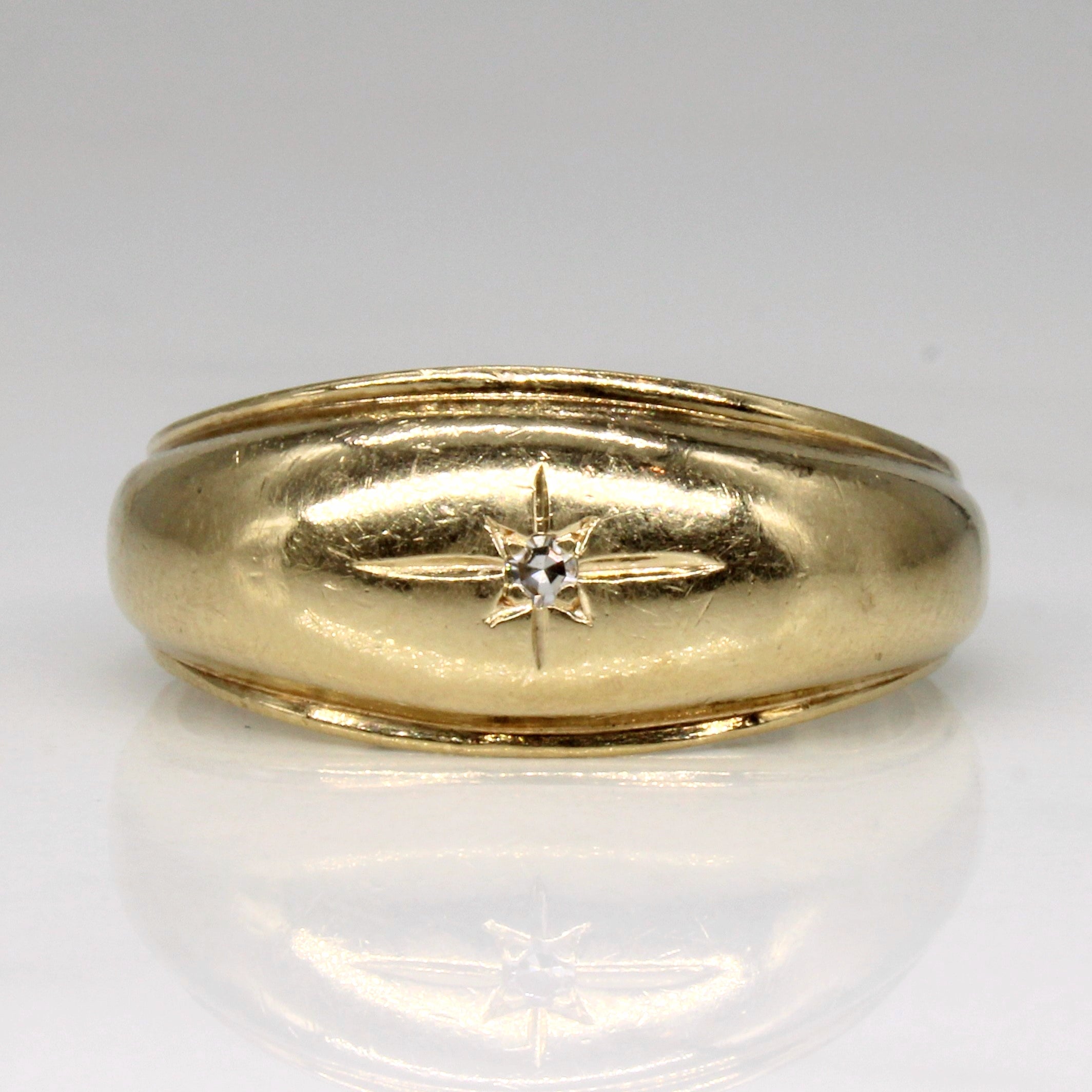 Bague sertie de diamants illusion | 0,03 ct | Taille 9,5 | 