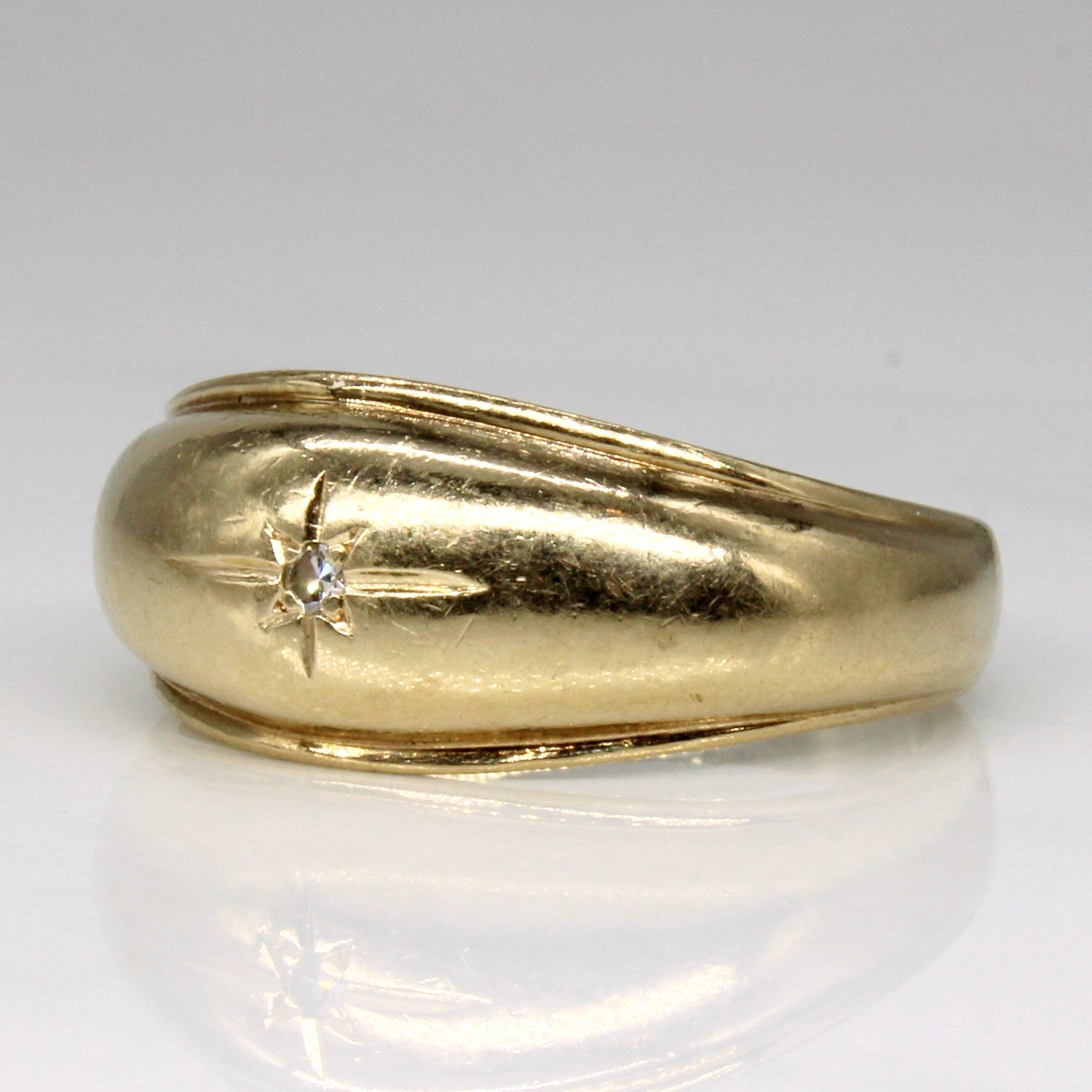 Bague sertie de diamants illusion | 0,03 ct | Taille 9,5 | 