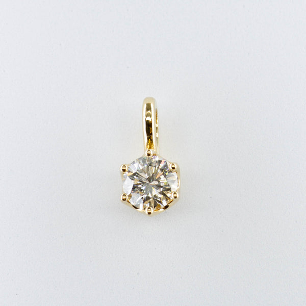 100 Ways' 18k Yellow Gold Solitaire Pendant | 0.57ct |