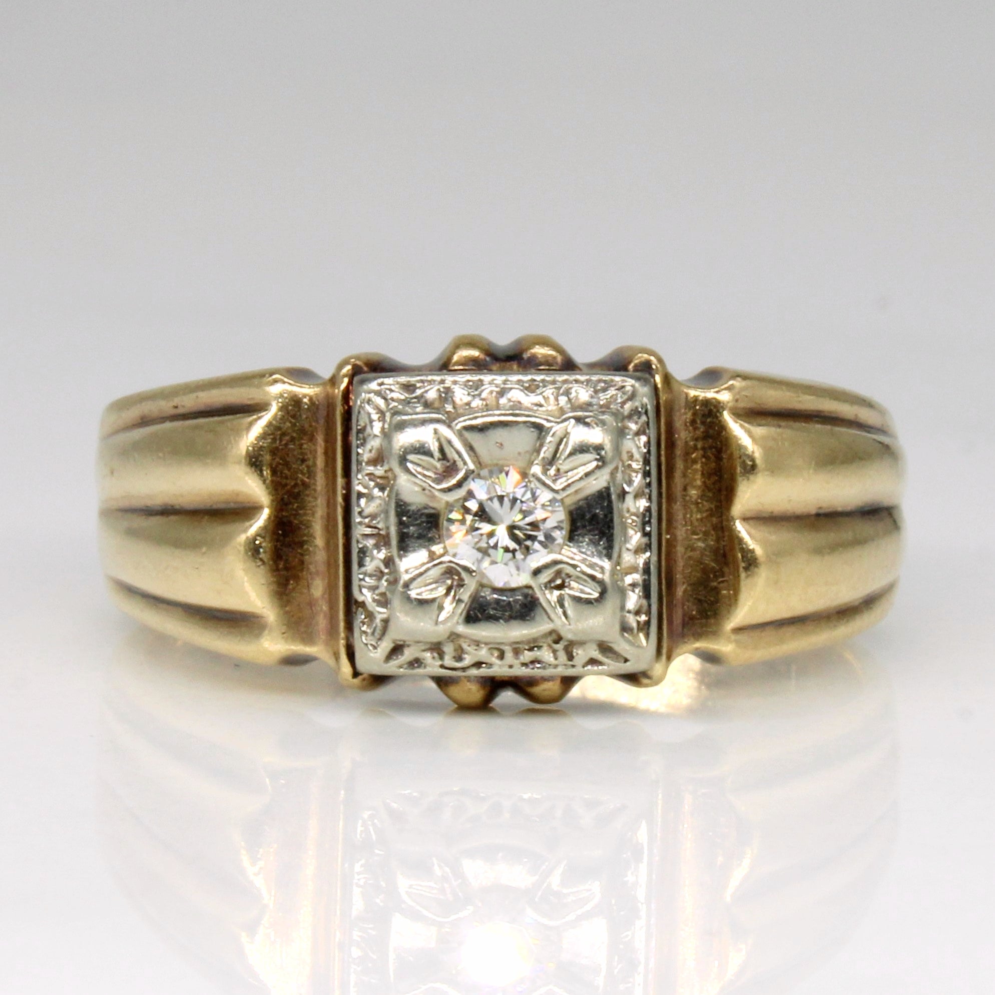 Illusion Set Diamond Ring | 0.10ct | SZ 9 |