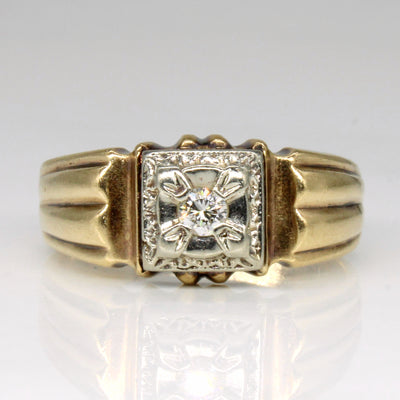 Illusion Set Diamond Ring | 0.10ct | SZ 9 |