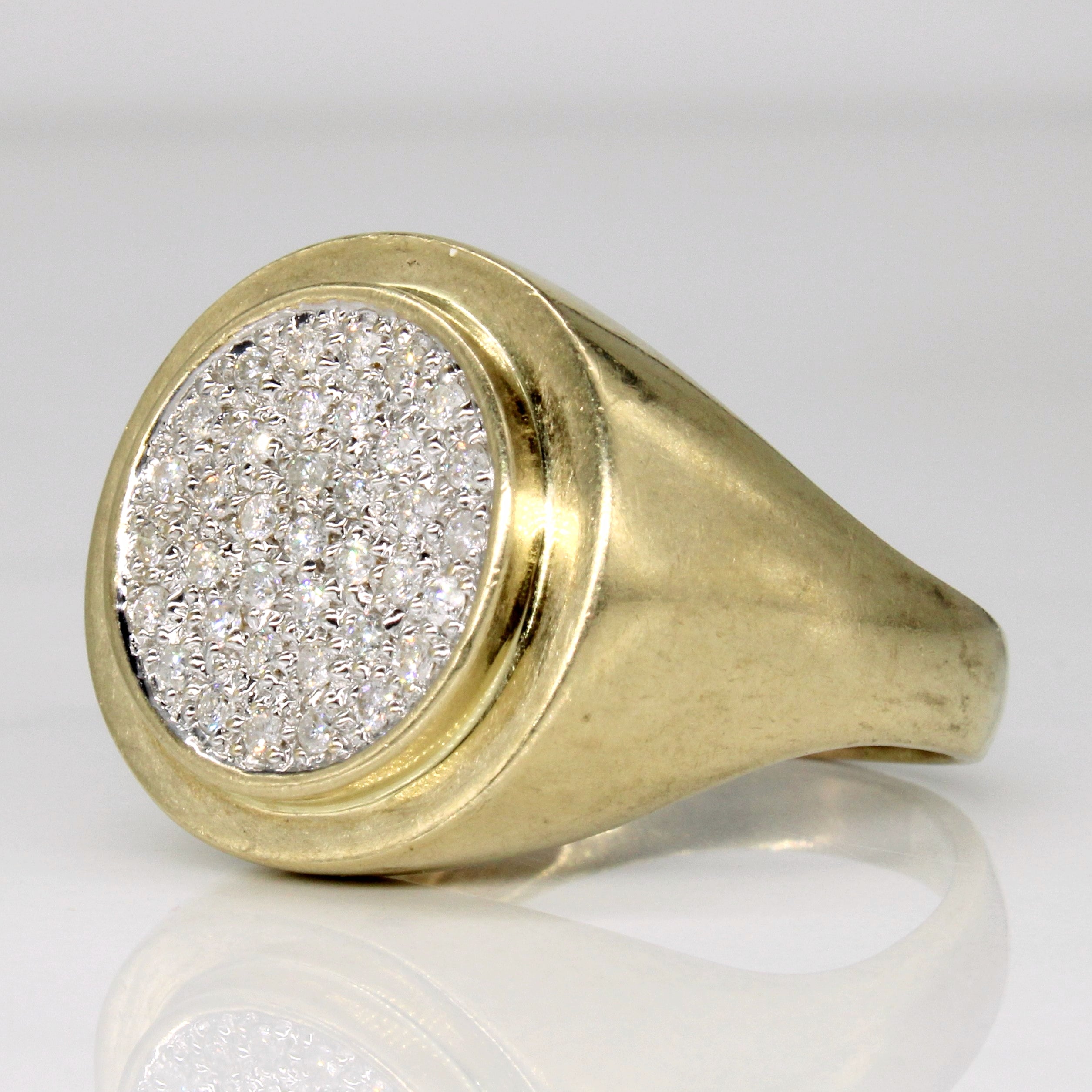 Pave Set Diamond Ring | 0.50ctw | SZ 11.25 |