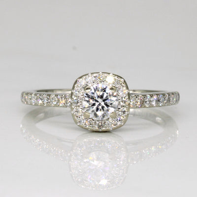 Diamond Engagement Ring | 0.58ctw | SZ 6.5 |