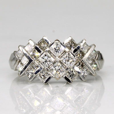Princess Cut Diamond Ring | 1.12ctw | SZ 5.5 |