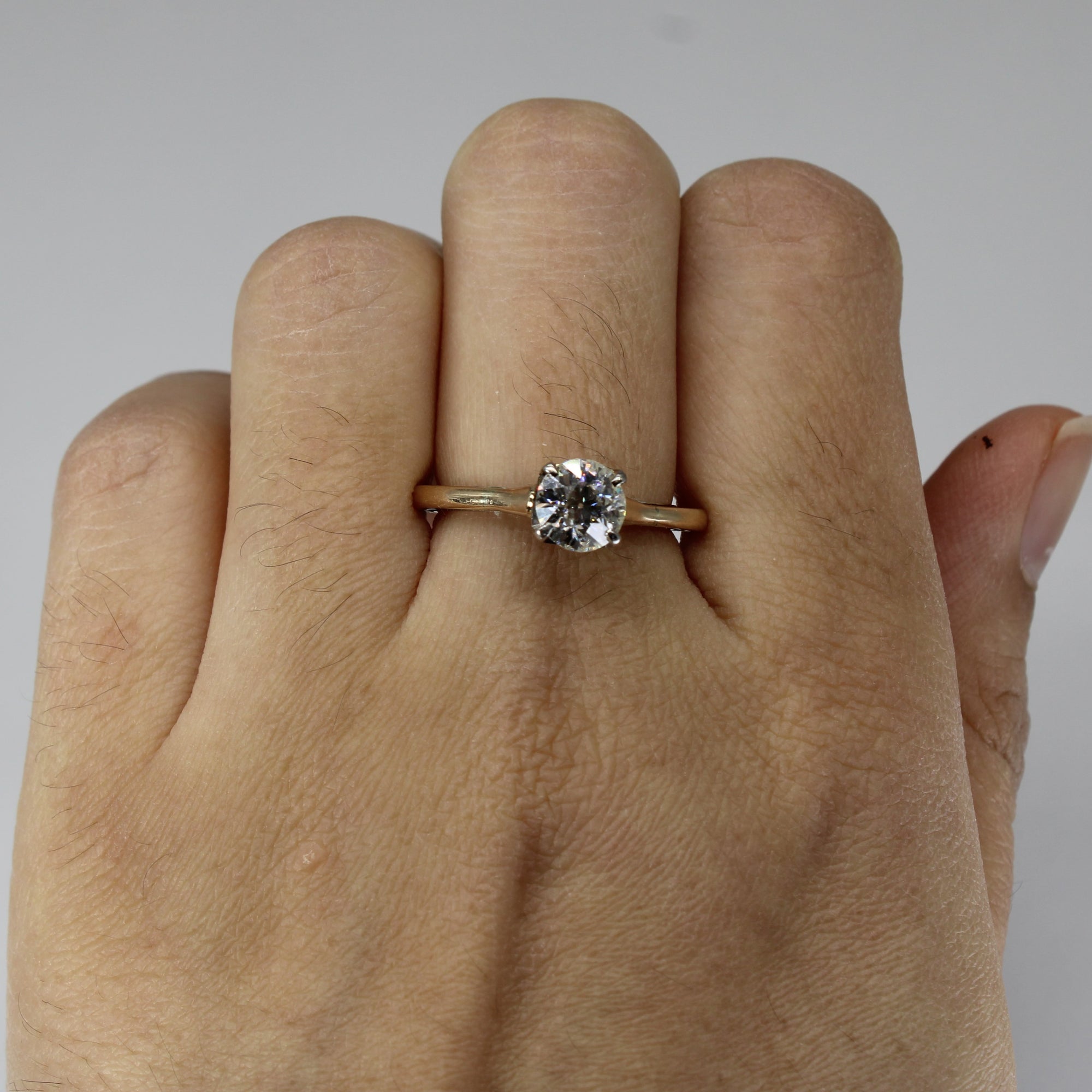 Solitaire Diamond Vintage Ring | 1.00ct | SZ 9.5 |