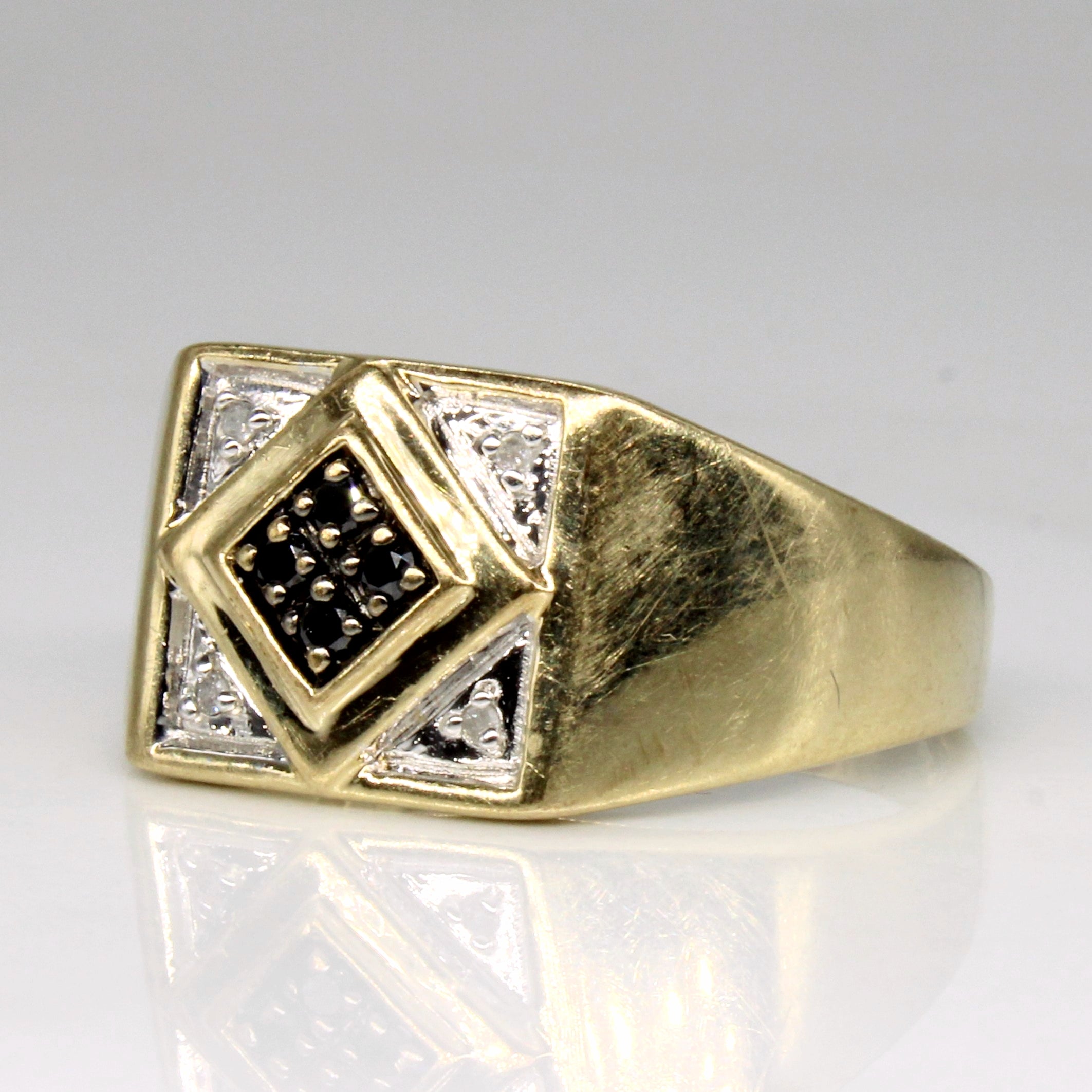Bague en diamant brun foncé | 0,10 ct | Taille 10 |