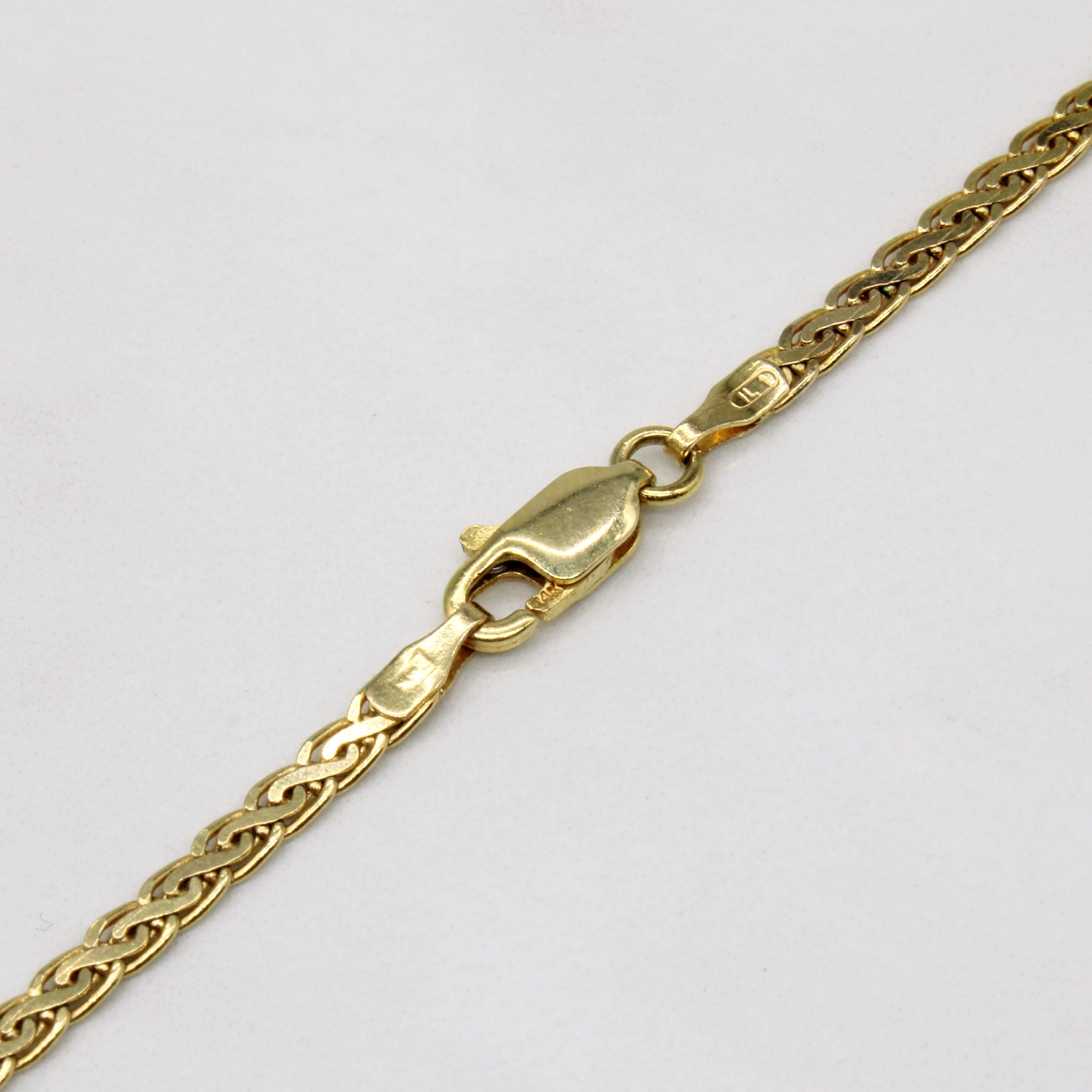 Emerald & Diamond Pendant 14k Necklace | 1.00ctw, 0.25ctw | 17" |
