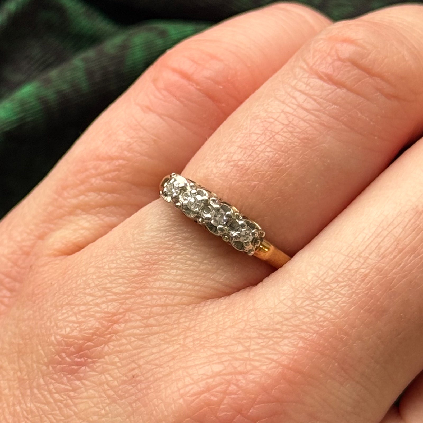 Four Stone Diamond Ring | 0.10ctw | SZ 6 |