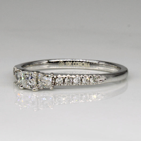 Diamond Three Stone Ring | 0.50ctw | SZ 6.5 |