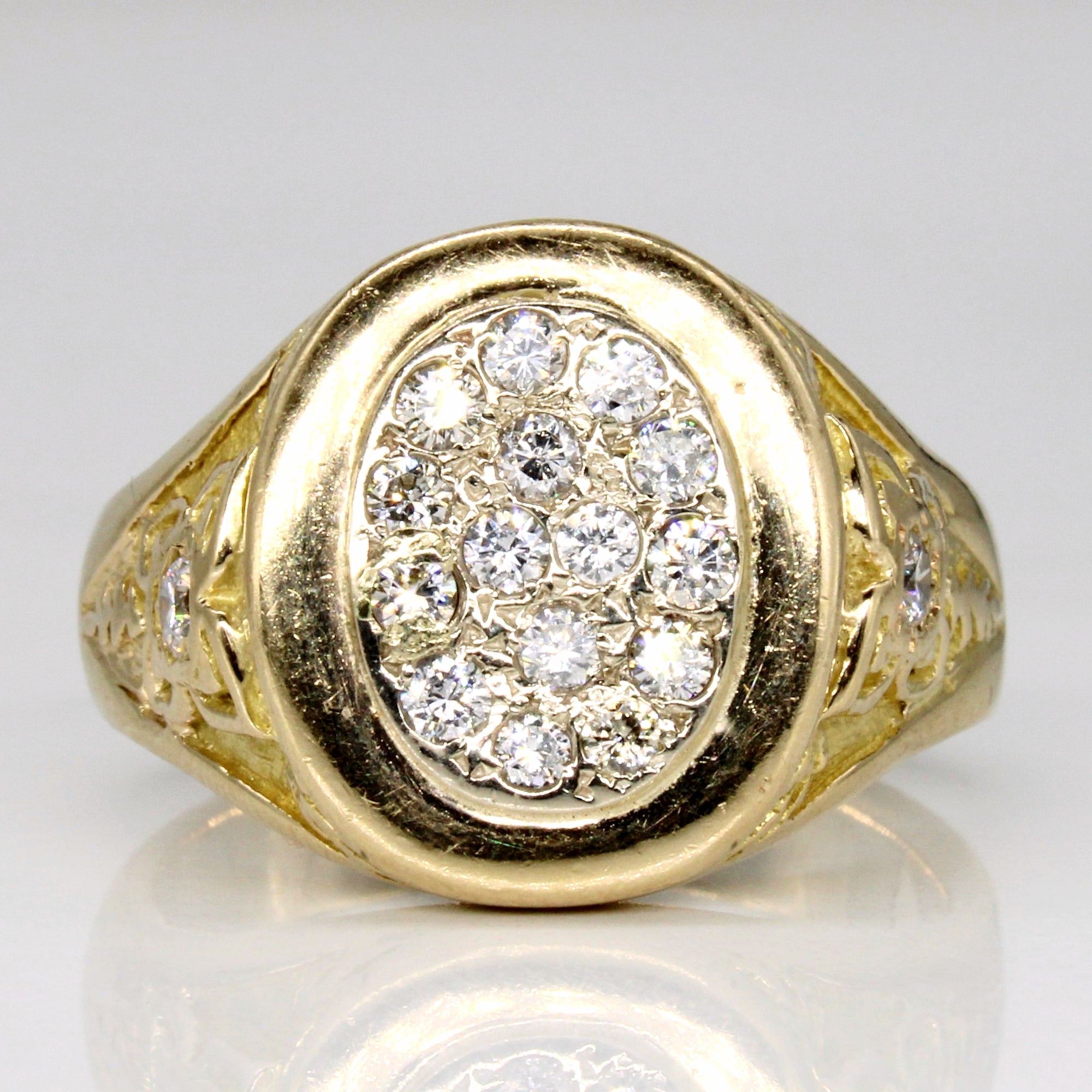 Diamond Cocktail Ring | 0.78ctw | SZ 11.25 |