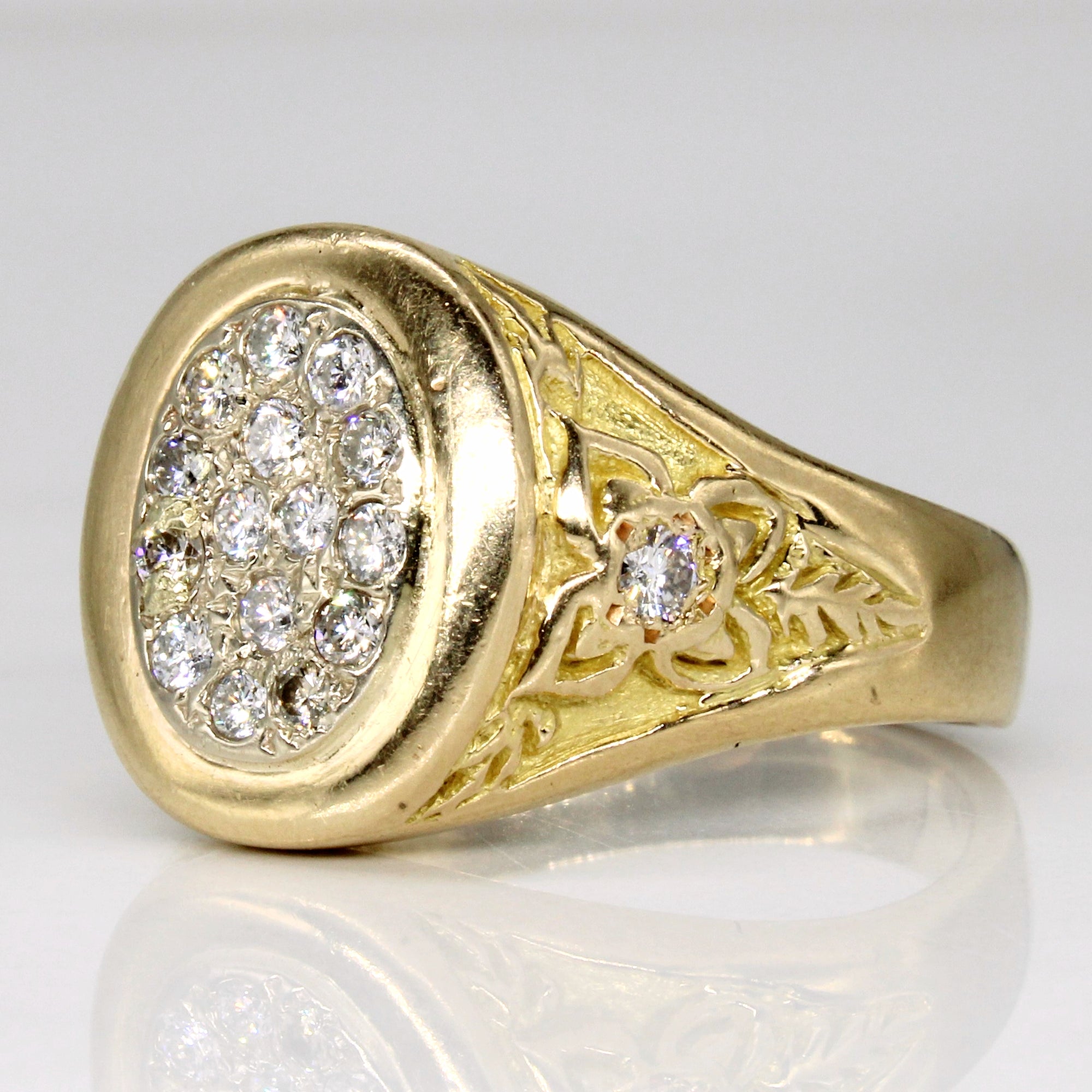 Diamond Cocktail Ring | 0.78ctw | SZ 11.25 |