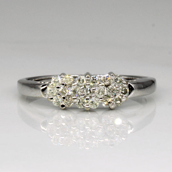 Diamond Cluster Ring | 0.24ctw | SZ 7.25 |