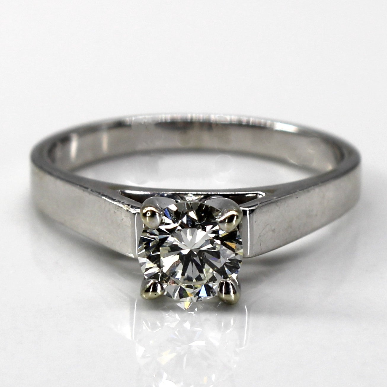Solitaire Diamond Engagement Ring | 0.53ct VS1 H/I | SZ 5.25 |