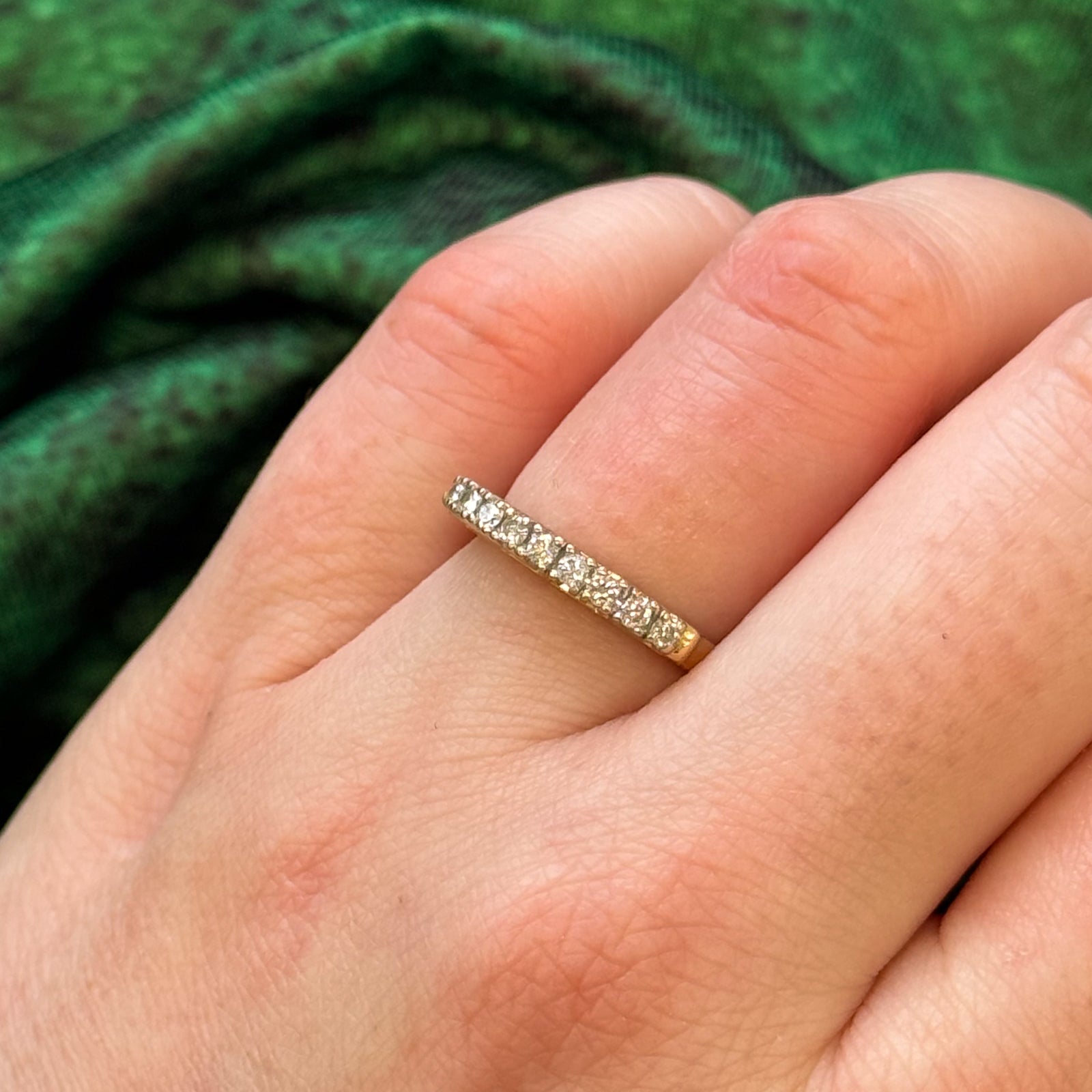 Semi Eternity Diamond Band | 0.20ctw | SZ 6.5 |