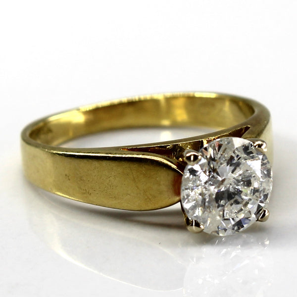 Solitaire Diamond Yellow Gold Ring | 1.12ct | SZ 5.5 |