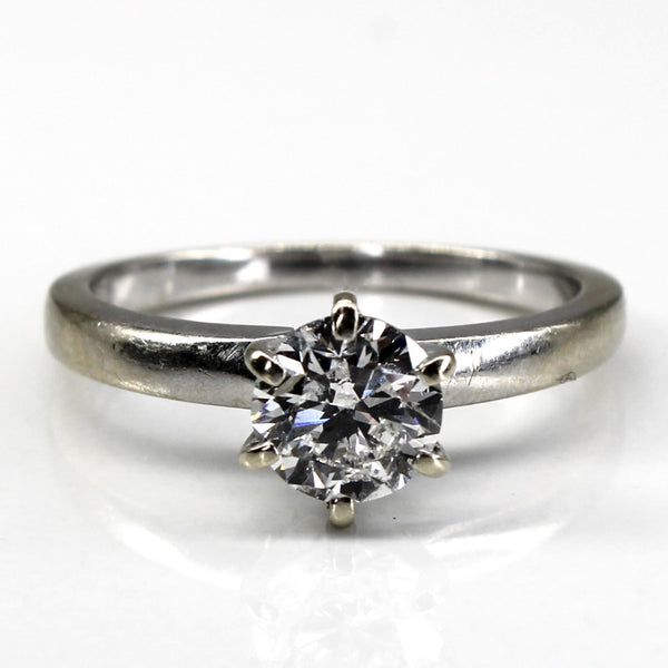 Six Prong Solitaire Diamond Engagement Ring | 0.87ct | SZ 6.5 |