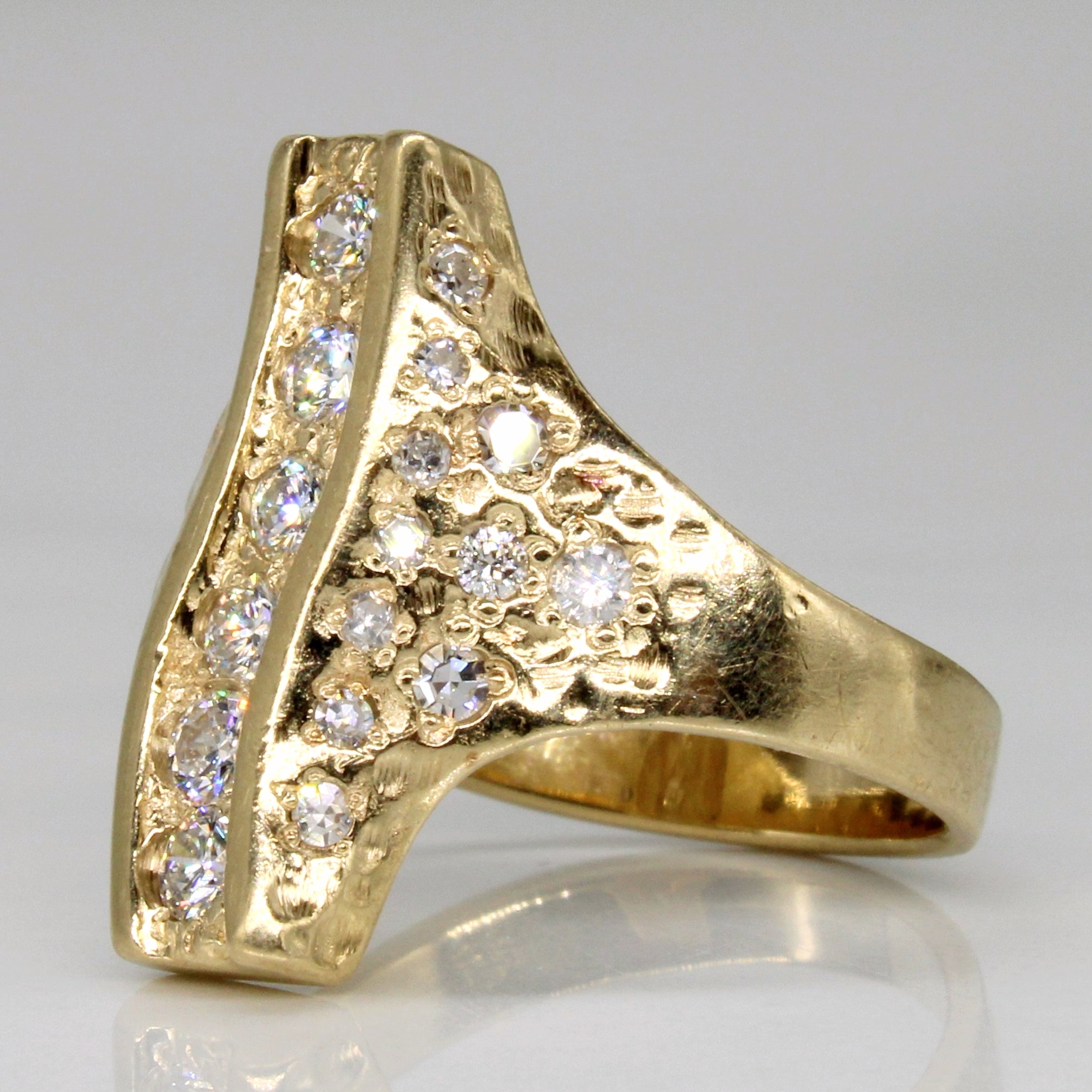 Diamond Cocktail Ring | 0.65ctw | SZ 7 |