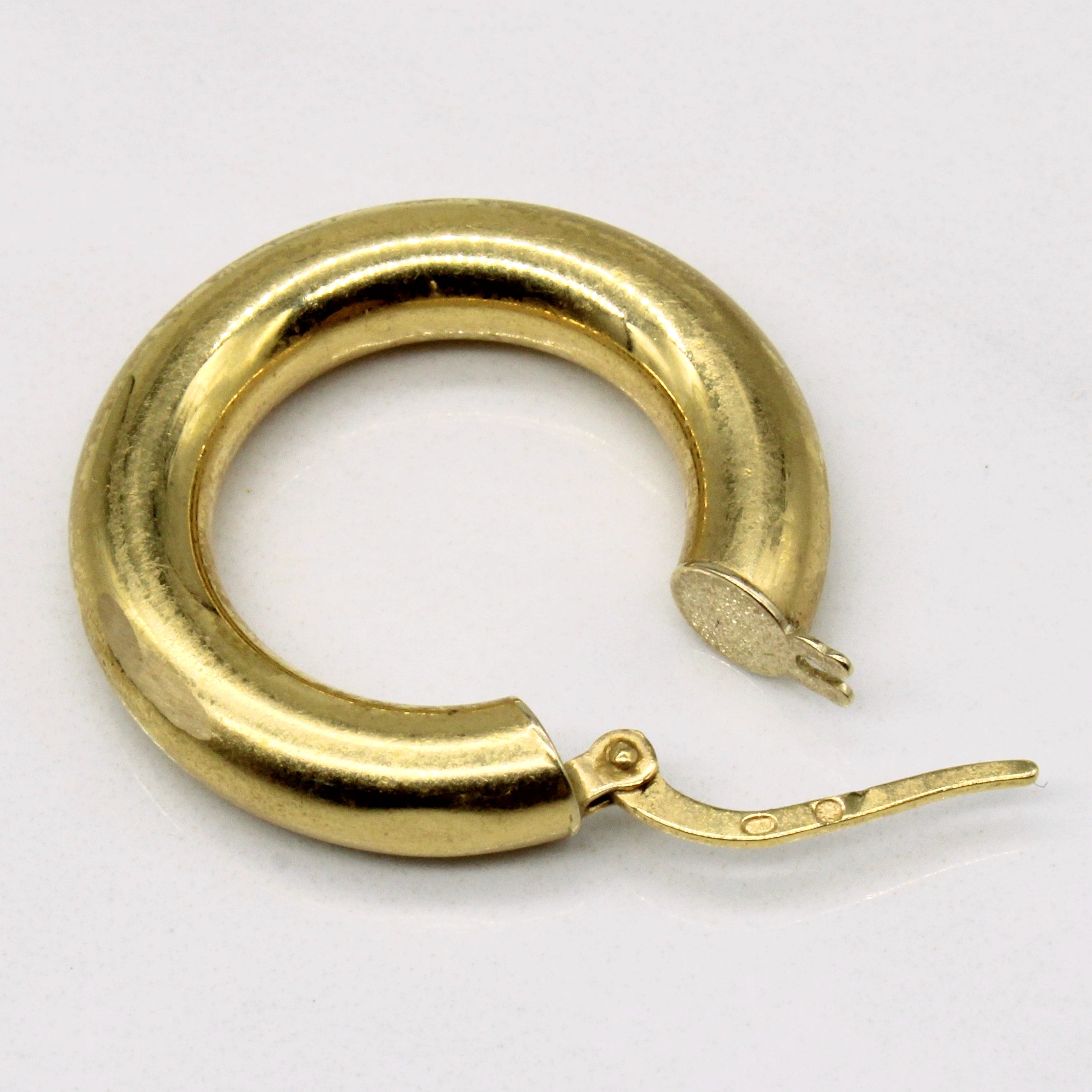 18k Yellow Gold Hoop Earrings