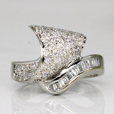 Diamond Cocktail Ring | 0.64ctw | SZ 7 |
