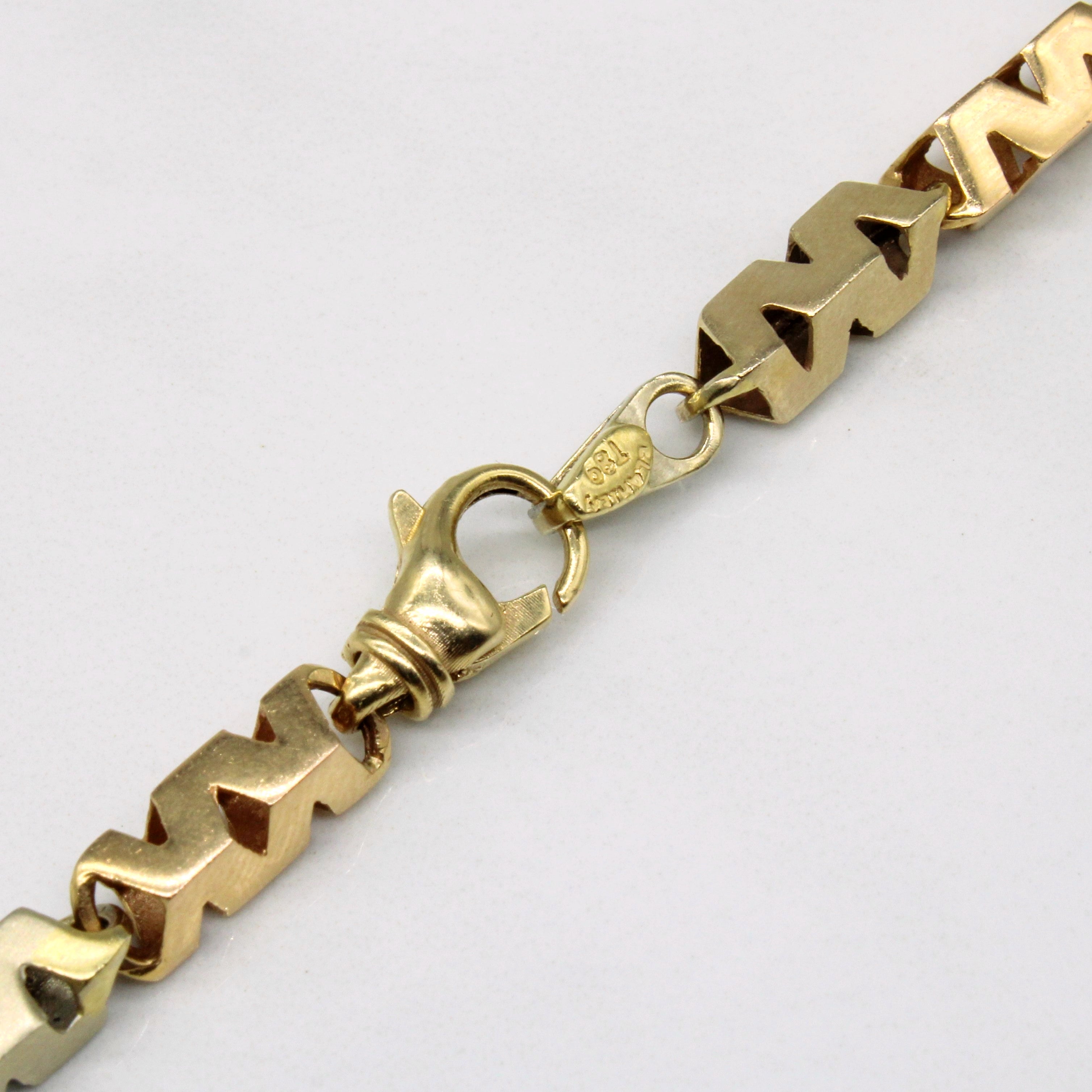 Collier en or jaune 18 carats | 51 cm | 
